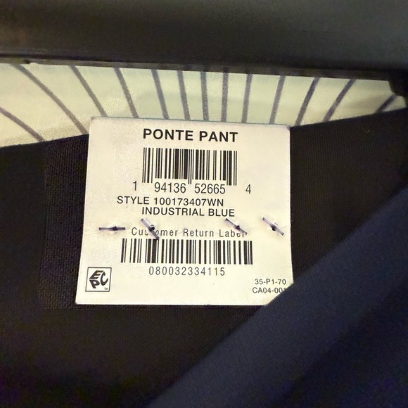 Style & Co Navy Blue Pencil Pants NWT size 0X - Picture 2 of 3